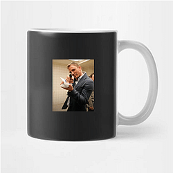 Daniel Craig is known for his role as James Bond Daniel Craig Mugs