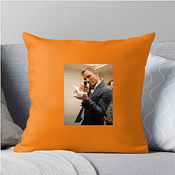 Daniel Craig is known for his role as James Bond Daniel Craig Pillows Cover