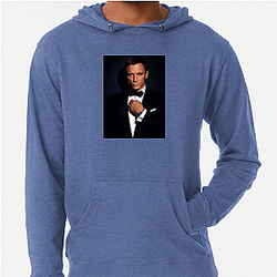 Daniel Craig is known for his rugged portrayal of Bond Daniel Craig Hoodies
