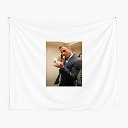 Daniel Craig is known for his role as James Bond Daniel Craig Tapestries