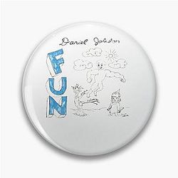 daniel johnston fun vinyl Pin