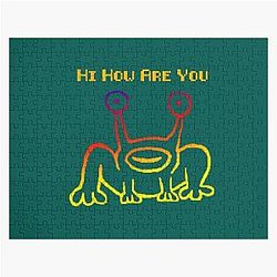 Hi How Are You Shirt Daniel Johnston Album Cover  Austin Texas Keep Austin Weird Frog Mu    Jigsaw Puzzle