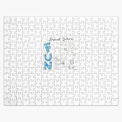 daniel johnston fun vinyl Jigsaw Puzzle