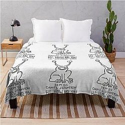 DANIEL JOHNSTON sept 83 Throw Blanket