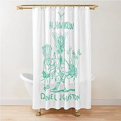 The Devil and Daniel Johnston Hi How Are You Shower Curtain