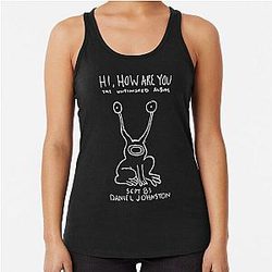 Daniel Johnston Hi How are You Shirt Men-s  Racerback Tank Top