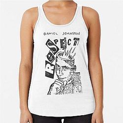 The Devil and Daniel Johnston RESPECT Racerback Tank Top