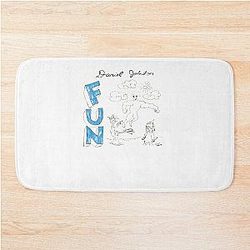 daniel johnston fun vinyl Bath Mat
