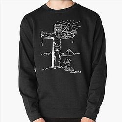 Daniel Johnston - WHITE PRINT Pullover Sweatshirt