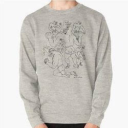 Daniel drawing 3 Pullover Sweatshirt