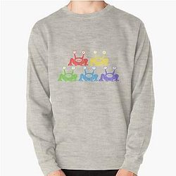 Daniel Johnston Frog Character Hi Funny Pullover Sweatshirt