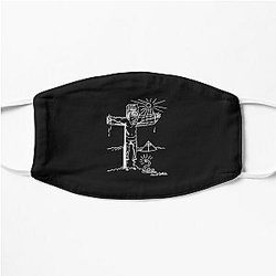 Daniel Johnston  WHITE PRINT Flat Mask