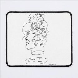 Funny Gifts Among Us Daniel Johnston Mouse Pad