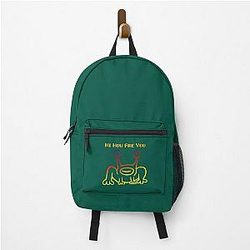 Hi How Are You Shirt Daniel Johnston Album Cover  Austin Texas Keep Austin Weird Frog Mu    Backpack