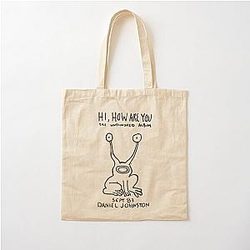 Daniel Johnston - HI, HOW ARE YOU Cotton Tote Bag