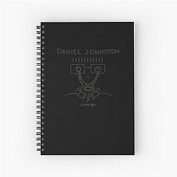 Descenston daniel johnston Spiral Notebook