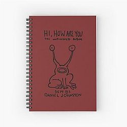 Best Selling - Hi How Are You by Daniel Johnston Merchandise      Spiral Notebook