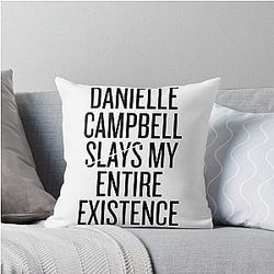 Danielle Campbell slays My Existence Throw Pillow
