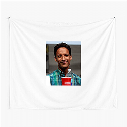 Quirky Genius Danny Pudi Tapestries