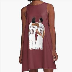 Donovan Mitchell and Darius Garland A-Line Dress