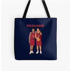 Collin Sexton and Darius Garland Sexland All Over Print Tote Bag