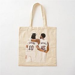 Donovan Mitchell and Darius Garland Cotton Tote Bag