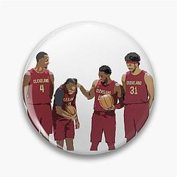 Evan Mobley, Donovan Mitchell, Darius Garland, Jarrett Allen Pin