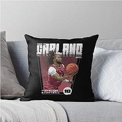 Darius Garland Cleveland Throw Pillow
