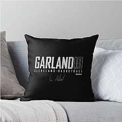 Darius Garland Elite Signatures Throw Pillow