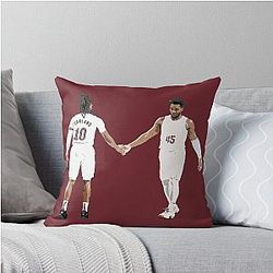 Donovan Mitchell and Darius Garland Throw Pillow
