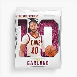 Darius Garland Basketball Duvet Cover