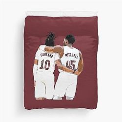 Donovan Mitchell and Darius Garland Duvet Cover