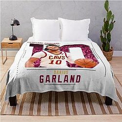 Darius Garland Basketball Throw Blanket