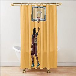 Darius Garland Jump Shot Shower Curtain
