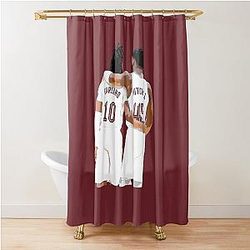 Donovan Mitchell & Darius Garland Shower Curtain