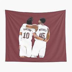 Donovan Mitchell Darius Garland Tapestry