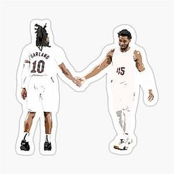 Donovan Mitchell  Darius Garland Sticker