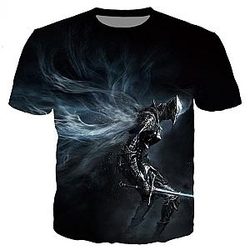 Game Dark Souls 3D Printed Design Fashion T-Shirt