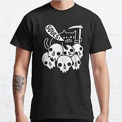 Dark Souls T-Shirts - Cat Got Your Soul? Classic T-Shirt RB0909