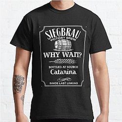Dark Souls T-Shirts - Siegbrau Whisky - white Classic T-Shirt RB0909