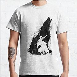 Dark Souls T-Shirts - Abyss Warrior VERSION BLACK Classic T-Shirt RB0909