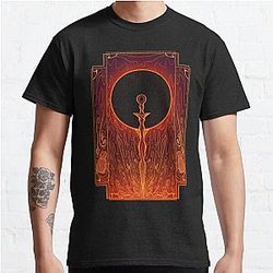 Dark Souls T-Shirts - Sword of the Eclipsed Sun Classic T-Shirt RB0909