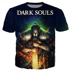 Latest Arrival Game Dark Souls 3D Printed T-Shirt