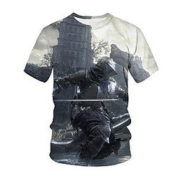 Dark Souls Game 3D Print Fashion T-Shirt