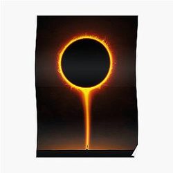 Dark Souls Posters - The Eclipse Of The First Flame Poster RB0909