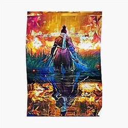 Dark Souls Posters - Master Fire Sekiro Poster RB0909