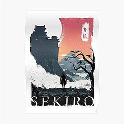 Dark Souls Posters - Sekiro Lone Wolf Poster RB0909