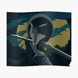 Dark Souls Posters - Sif, the Great Grey Wolf Poster RB0909