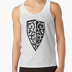 Dark Souls Tank Tops - Grass Crest Shield Tank Top RB0909