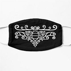Dark Souls Face Masks - Hollow Knight Crest White Flat Mask RB0909